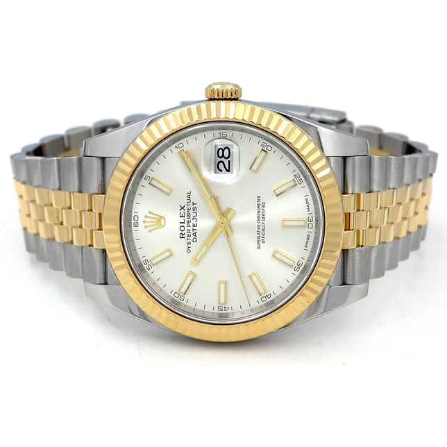 Rolex 18k Yellow Gold and Stainless Steel Datejust 41 Watch