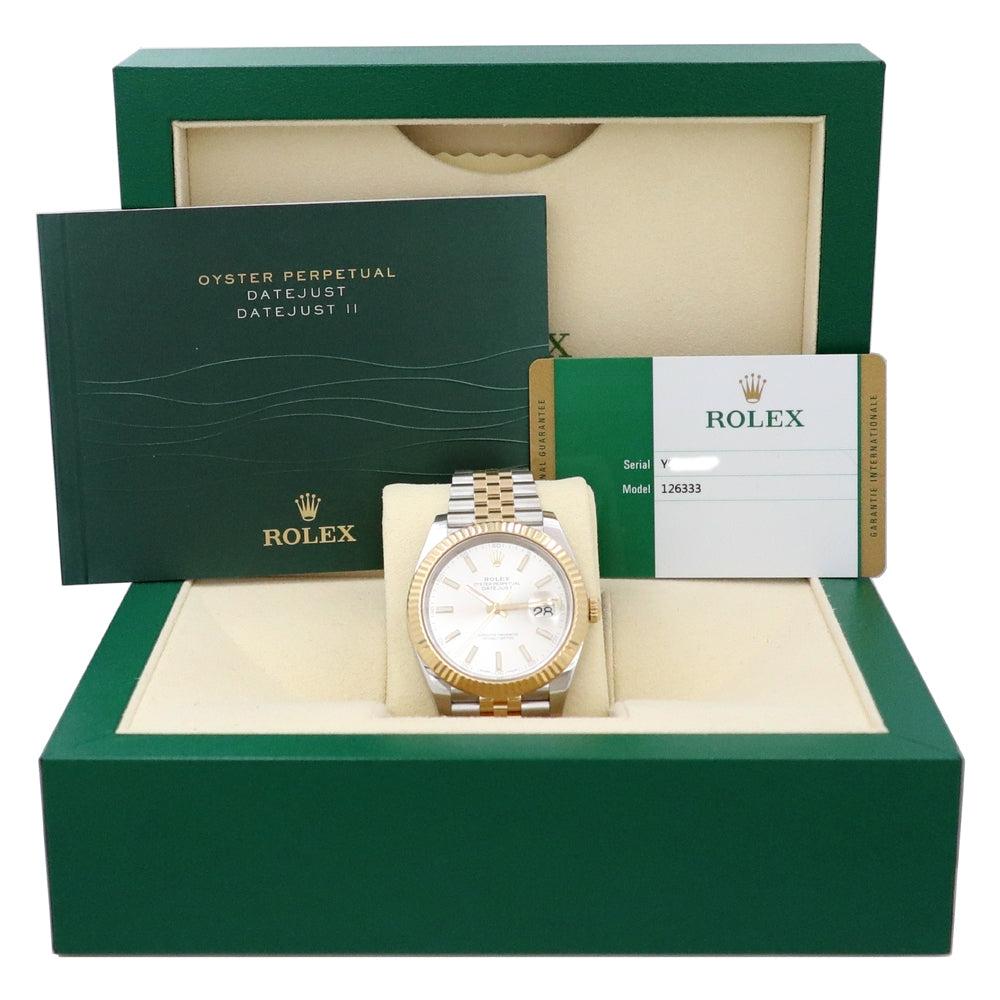 Rolex 18k Yellow Gold and Stainless Steel Datejust 41 Watch