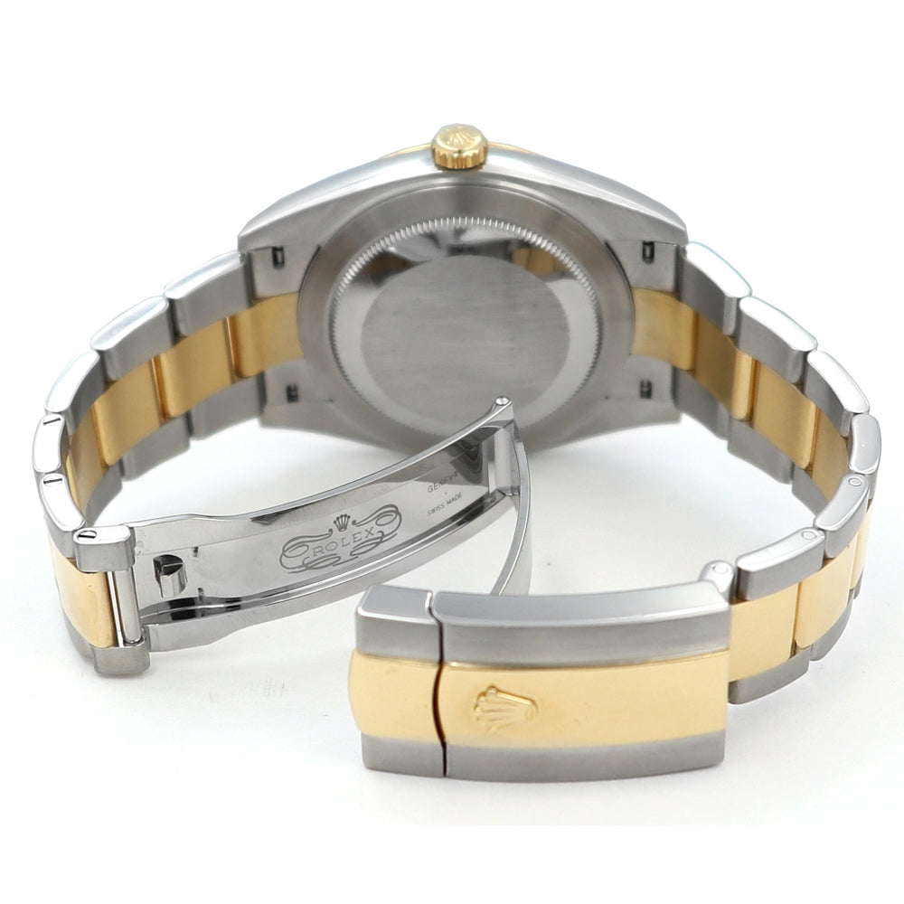 41mm Rolex 18k Yellow Gold and Stainless Steel Oyster Perpetual Datejust II Watch