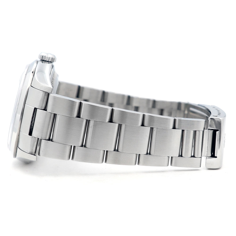 36mm Rolex Stainless Steel Datejust Silver Roman Numeral Dial