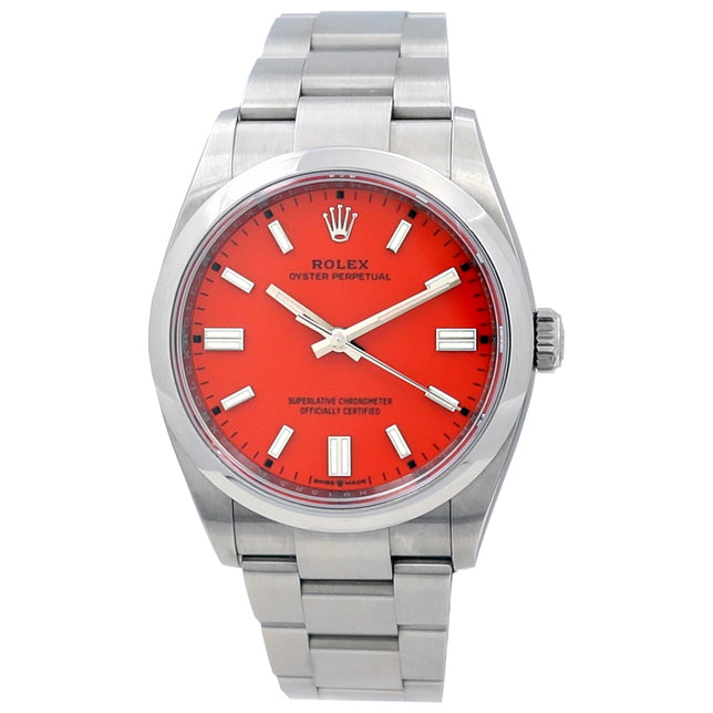 36mm Rolex Stainless Steel Oyster Perpetual Watch
