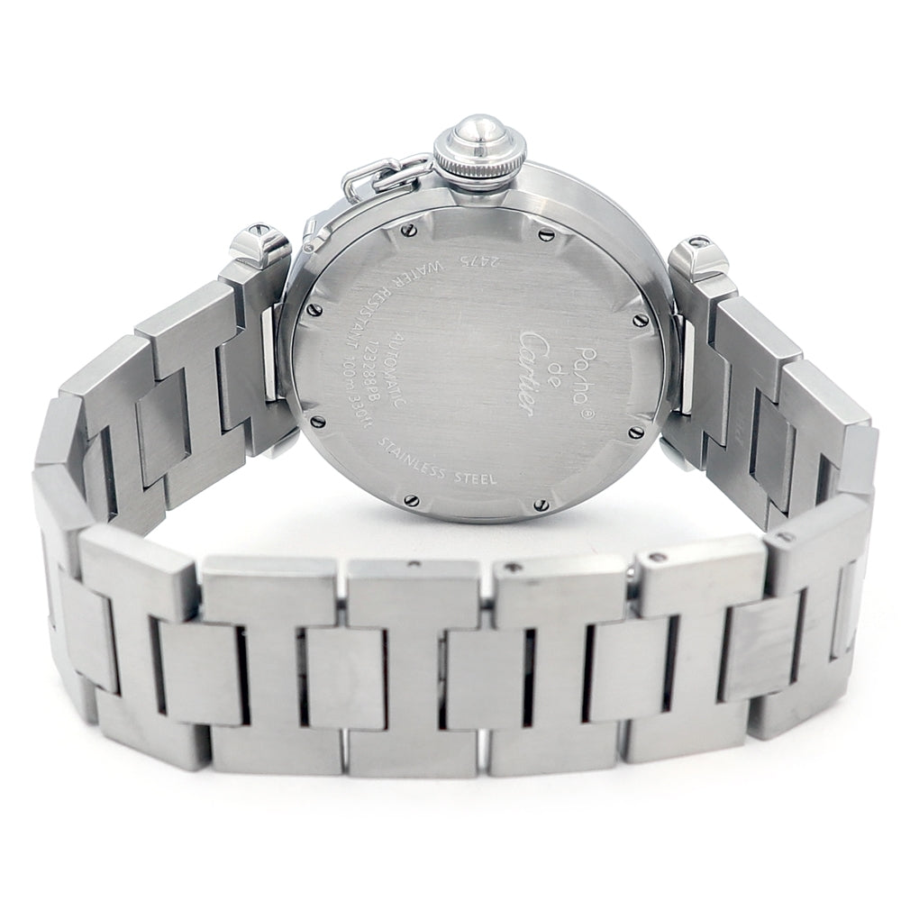 35mm Cartier Stainless Steel Pasha C Watch W31055M7