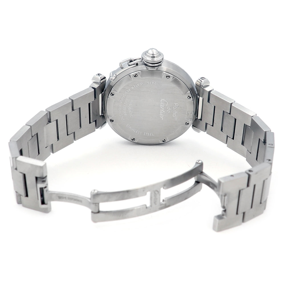 35mm Cartier Stainless Steel Pasha C Watch W31055M7