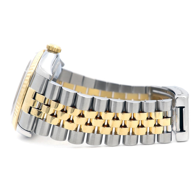 36mm Rolex 18K Yellow Gold & Stainless Steel Oyster Perpetual Datejust Watch