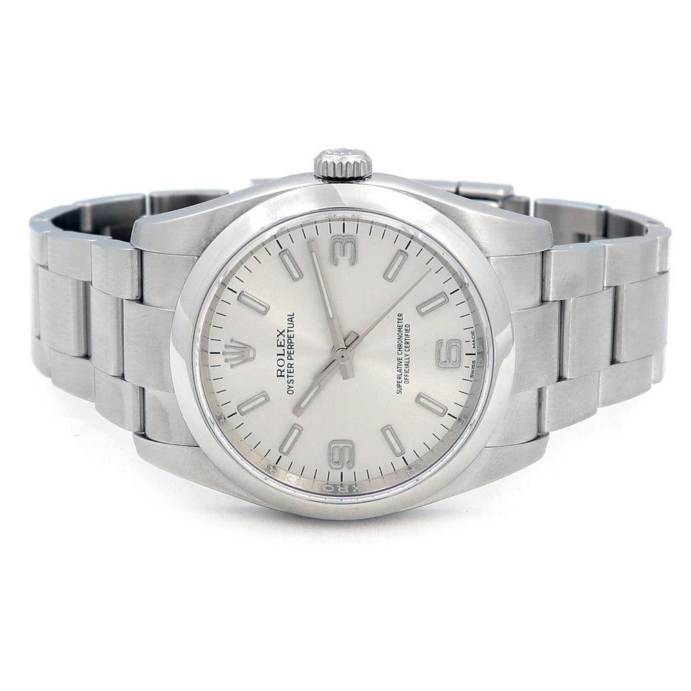 36mm Rolex Stainless Steel Oyster Perpetual Watch
