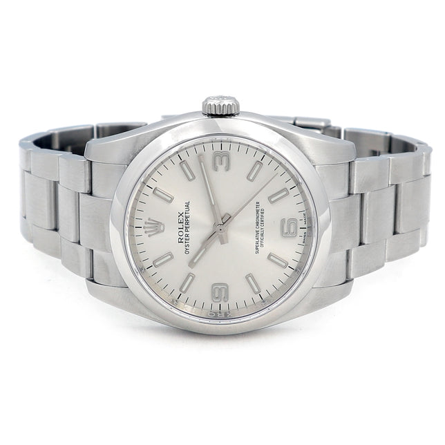 36mm Rolex Stainless Steel Oyster Perpetual Watch