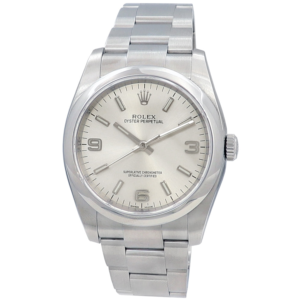 36mm Rolex Stainless Steel Oyster Perpetual Watch