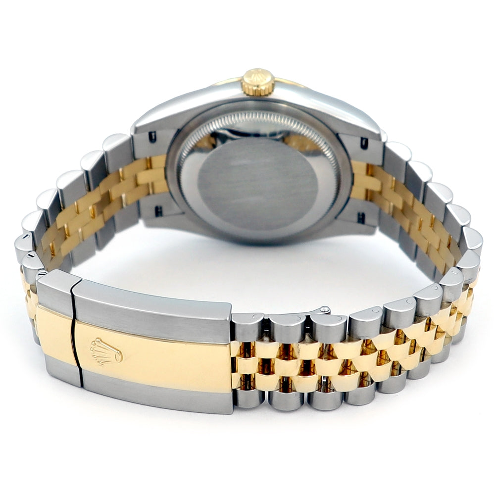 36mm Rolex 18K Yellow Gold and Stainless Steel Oyster Perpetual Datejust Watch