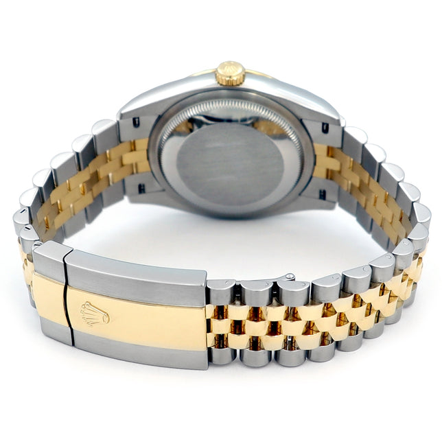 36mm Rolex 18K Yellow Gold and Stainless Steel Oyster Perpetual Datejust Watch