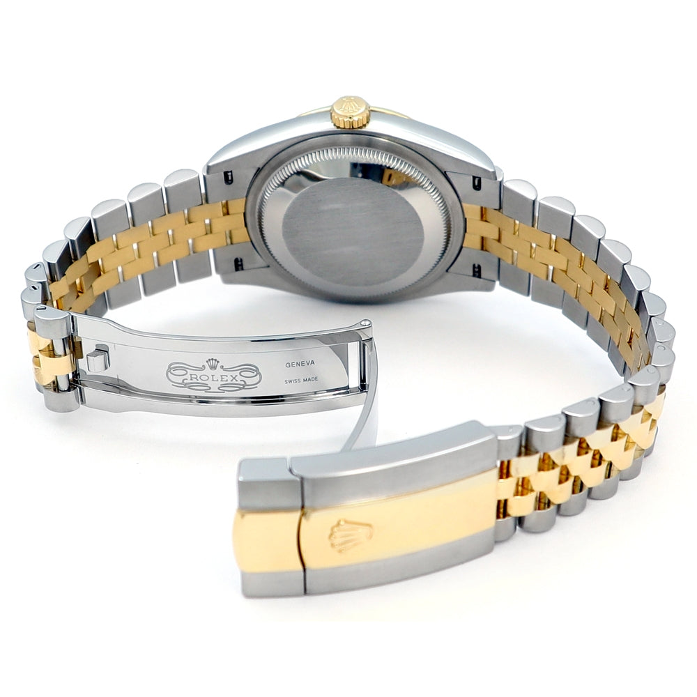 36mm Rolex 18K Yellow Gold and Stainless Steel Oyster Perpetual Datejust Watch