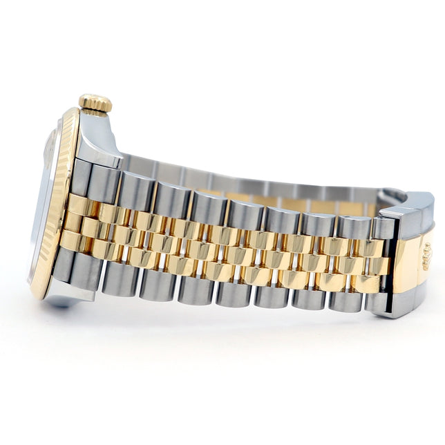 36mm Rolex 18K Yellow Gold and Stainless Steel Oyster Perpetual Datejust Watch
