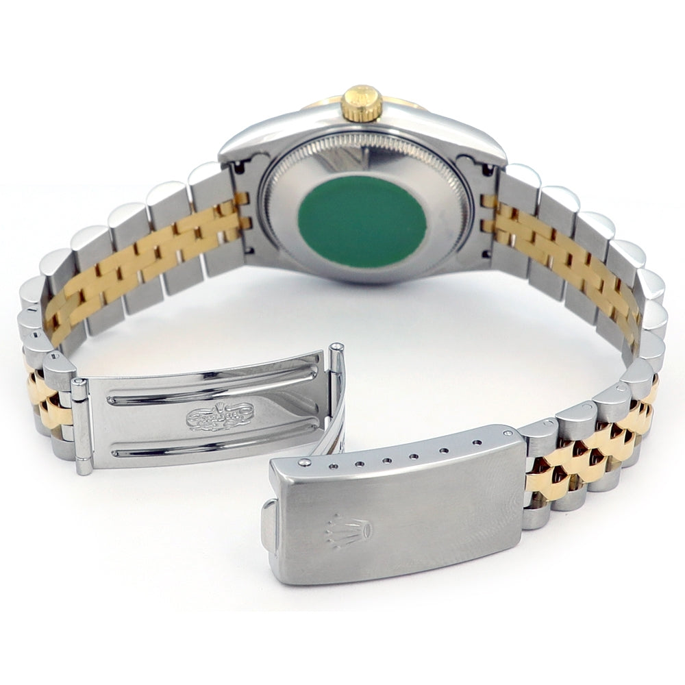31mm Rolex 18k Yellow Gold and Stainless Steel Oyster Perpetual Datejust Watch