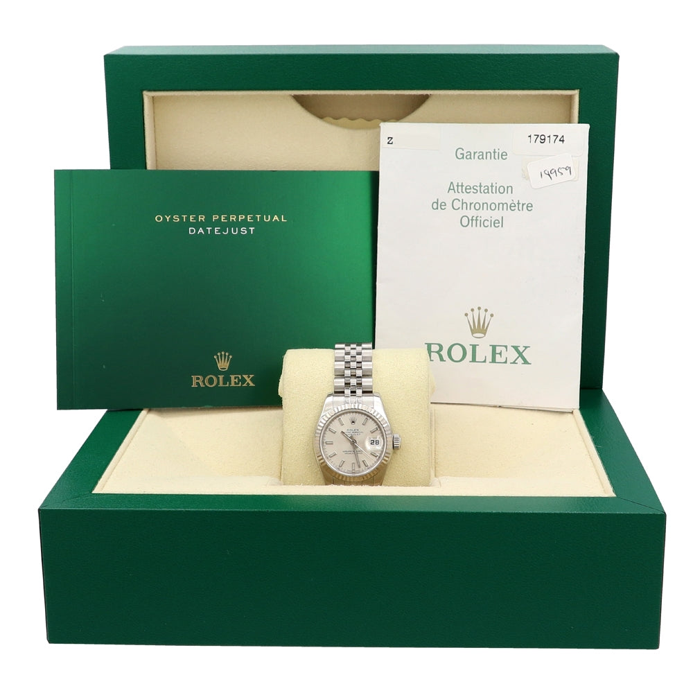 26mm Rolex Stainless Steel Oyster Perpetual Datejust Watch