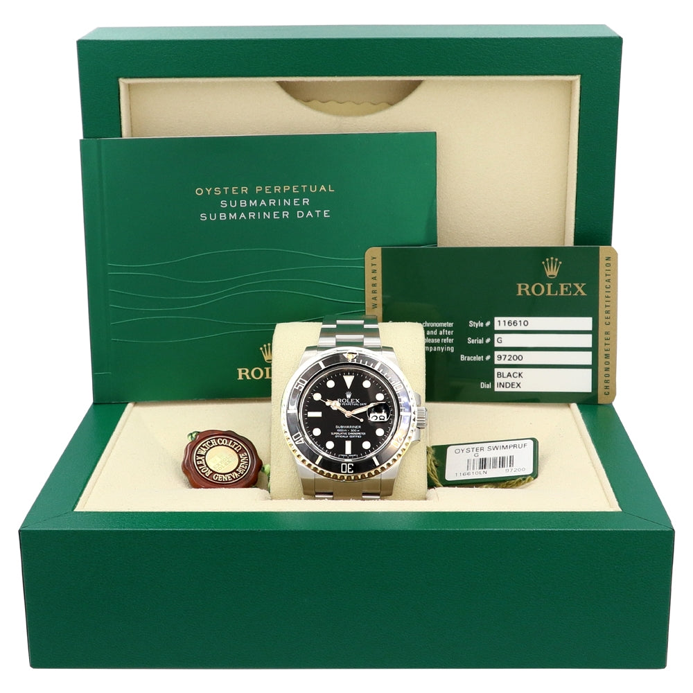 40mm Rolex Stainless Steel Oyster Perpetual Submariner Date Watch