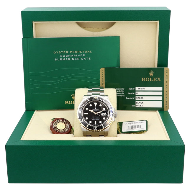 40mm Rolex Stainless Steel Oyster Perpetual Submariner Date Watch