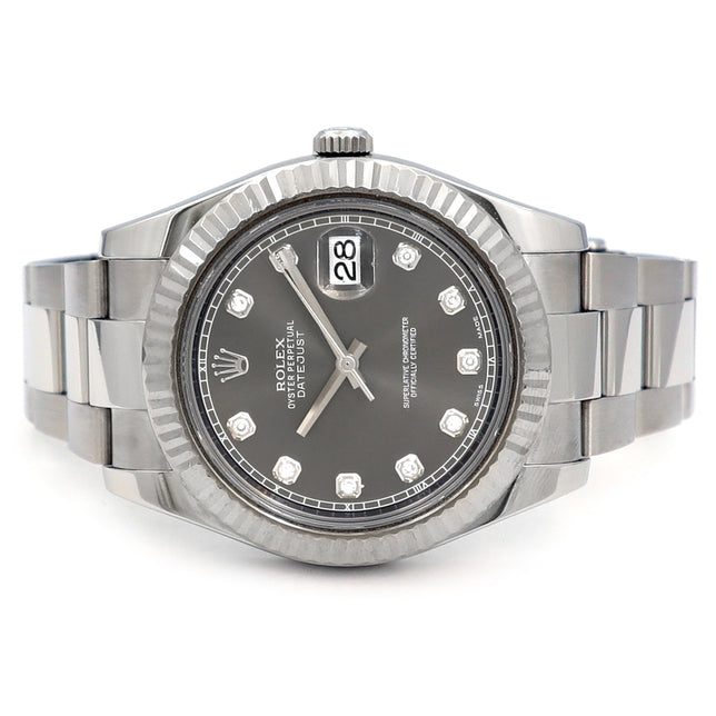 41mm Rolex Stainless Steel Oyster Perpetual Datejust II Watch