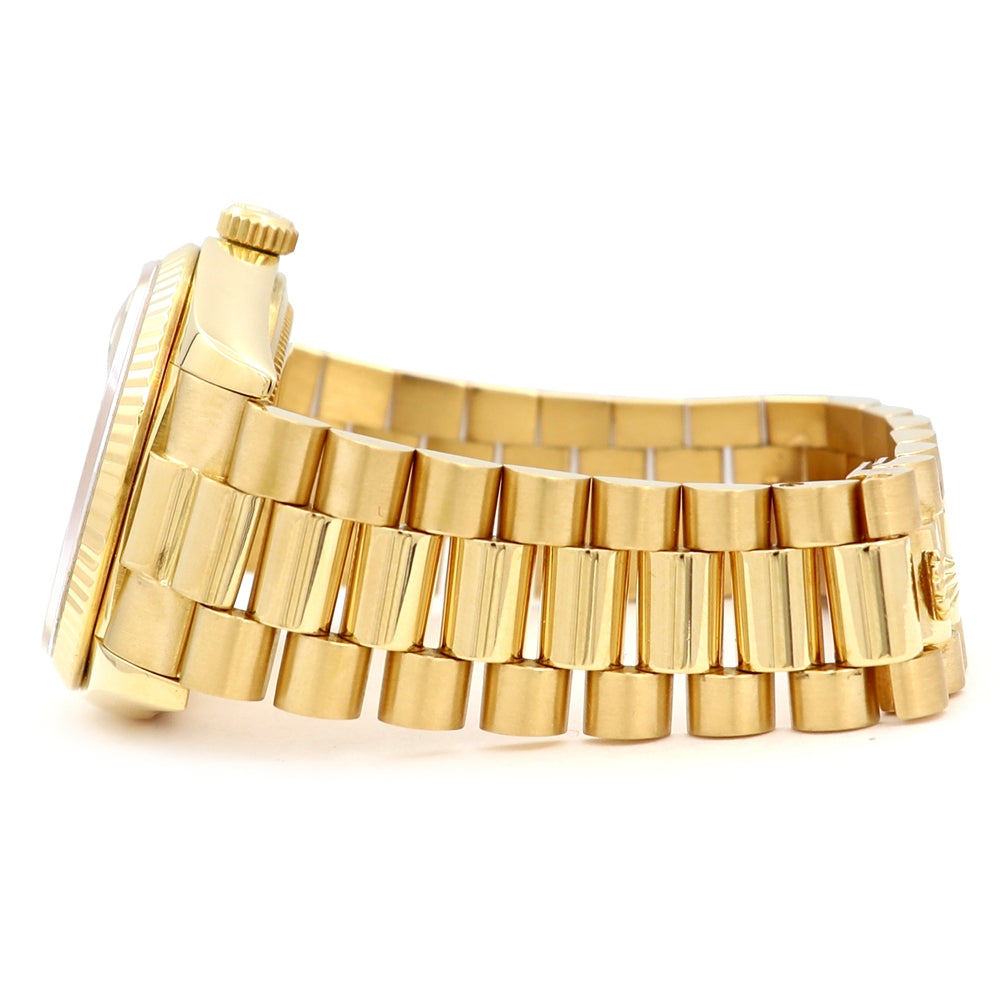 36mm Rolex 18k Yellow Gold Oyster Perpetual Datejust Watch