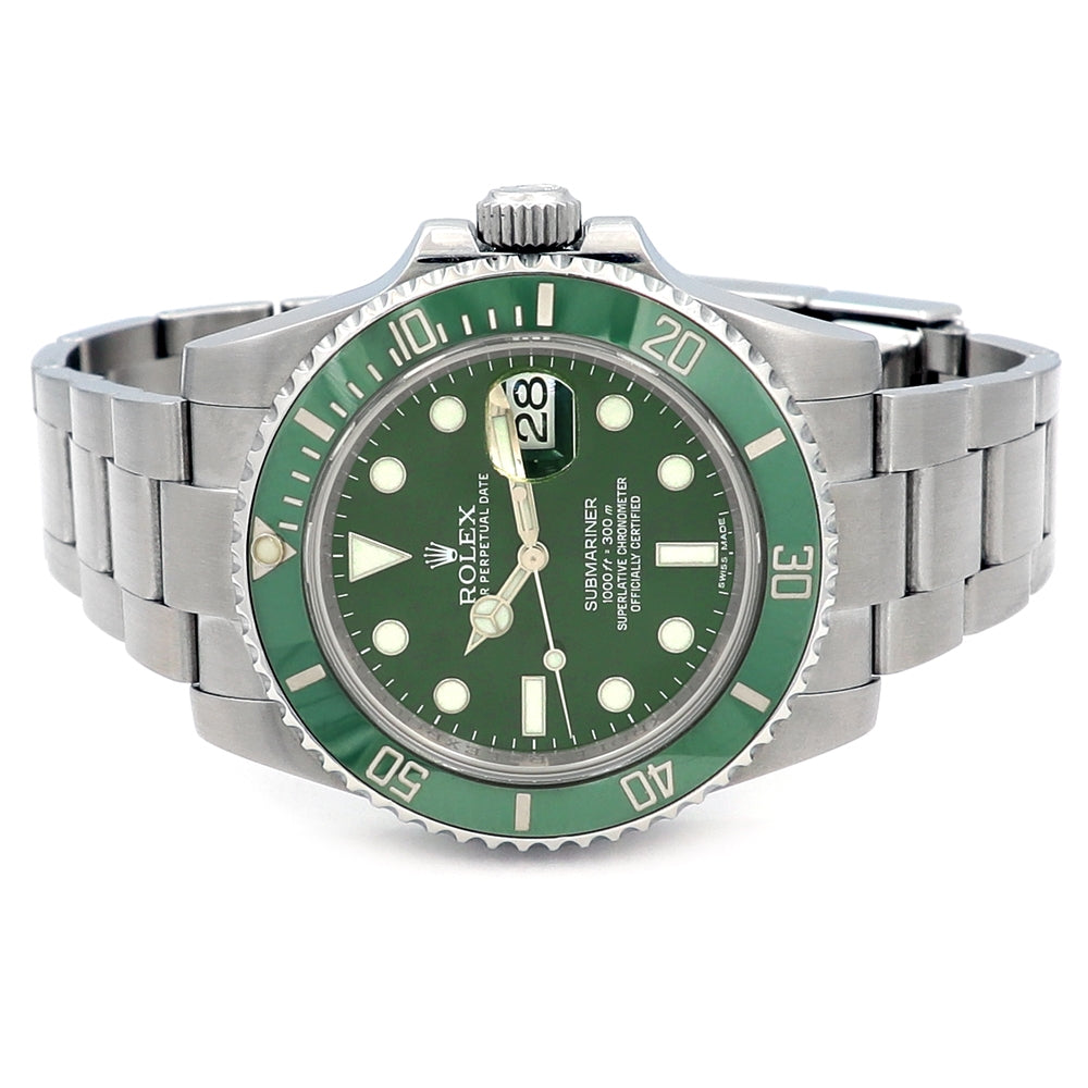 40mm Rolex Stainless Steel Oyster Perpetual Submariner Date "Hulk" Watch
