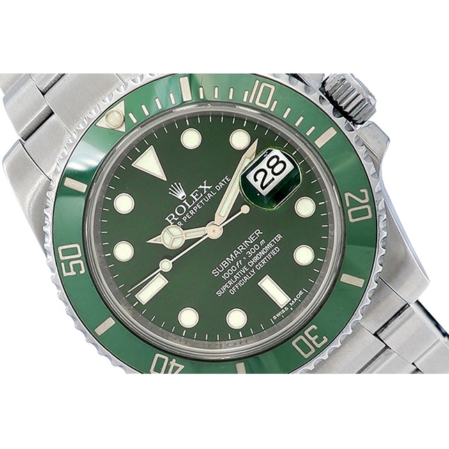 40mm Rolex Stainless Steel Oyster Perpetual Submariner Date "Hulk" Watch