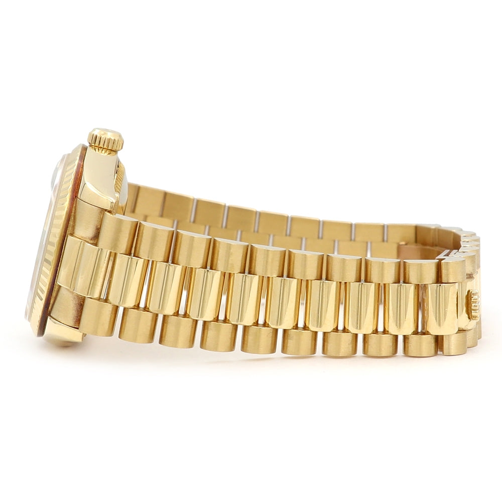 31mm Rolex 18k Yellow Gold Oyster Perpetual Datejust Watch