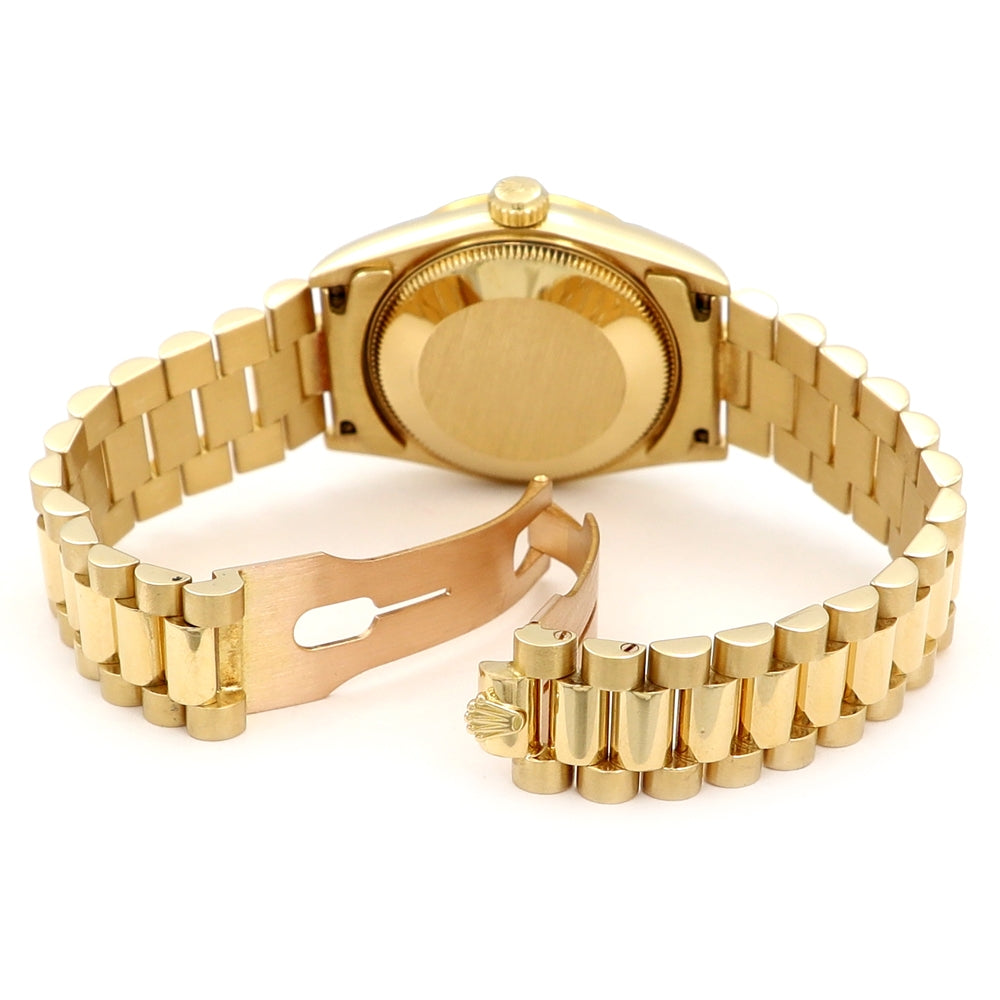 31mm Rolex 18K Yellow Gold Oyster Perpetual Datejust Watch