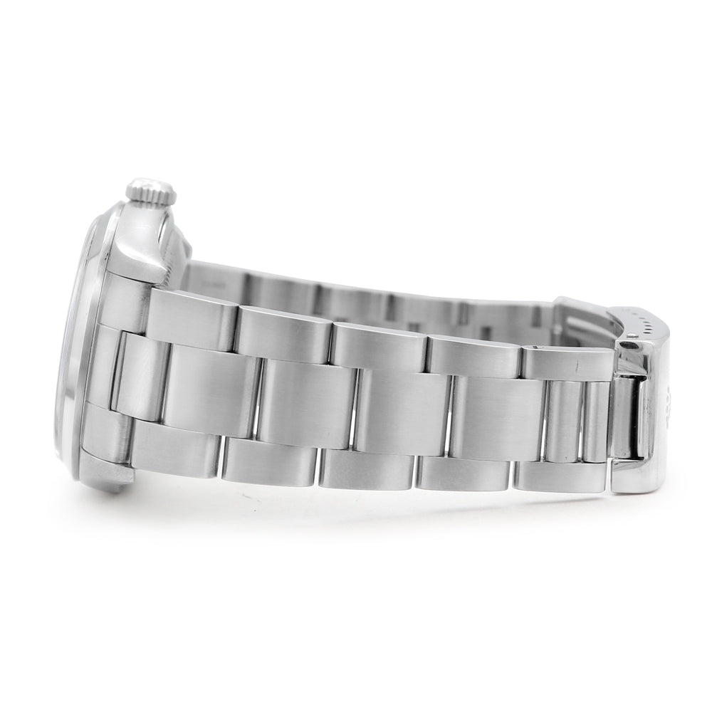 36mm Rolex Stainless Steel Datejust Watch Blue Dial 16200