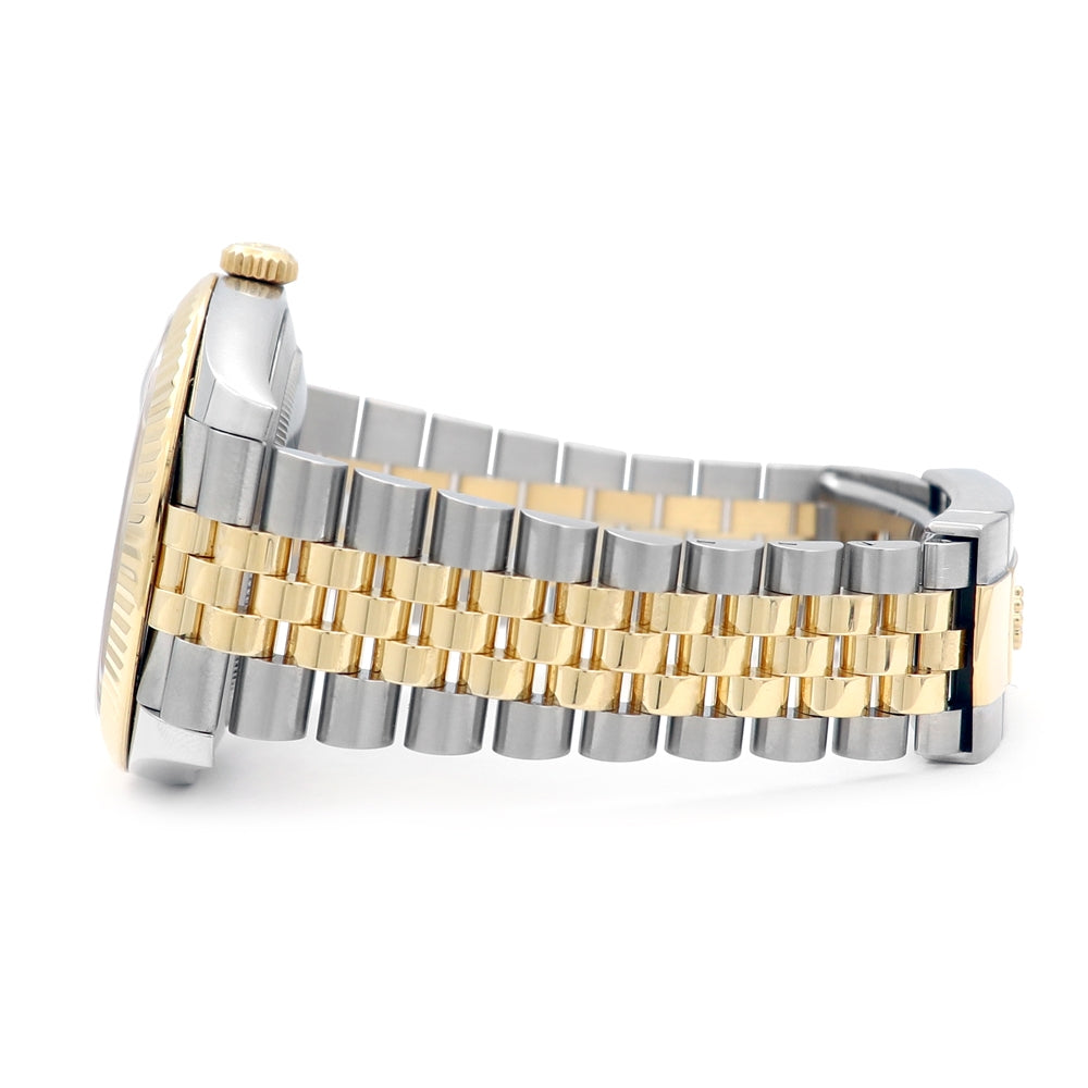 41mm Rolex 18k Yellow Gold and Stainless Steel Datejust 41 Watch 126333