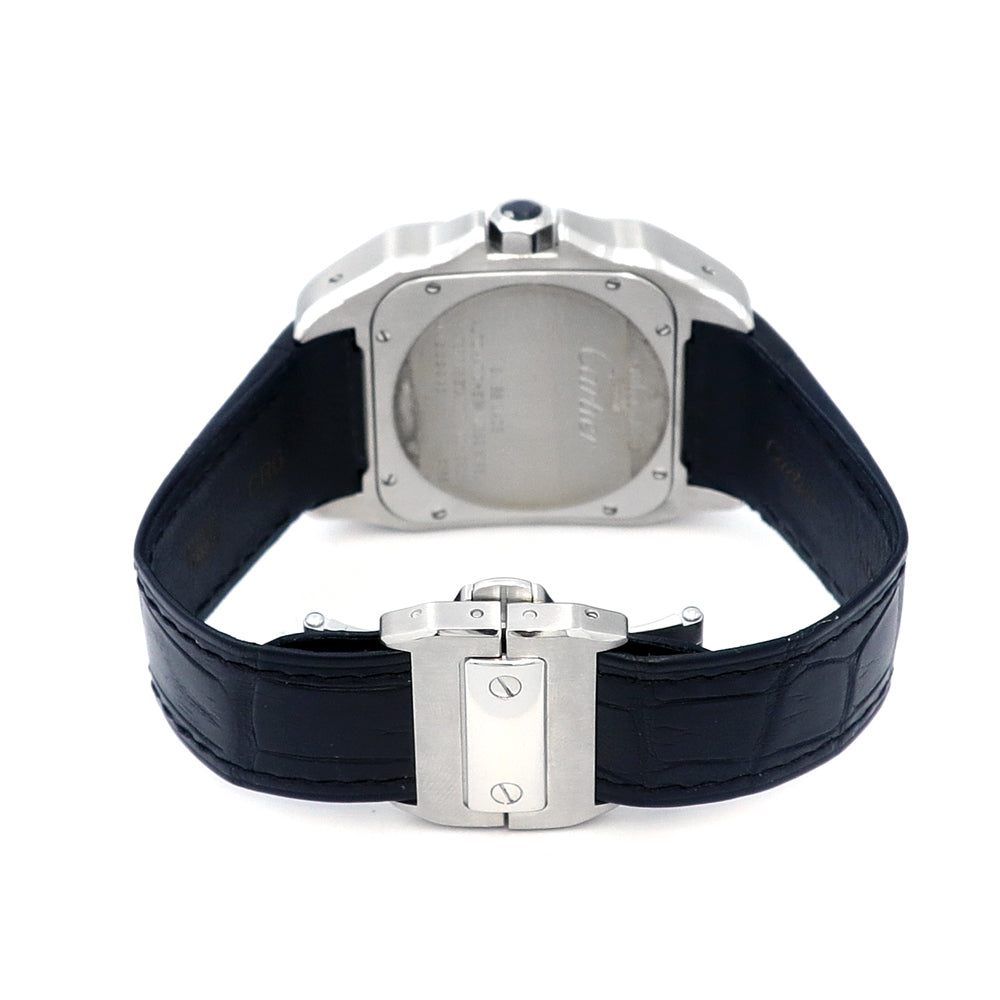 Large Cartier Stainless Steel Santos Watch W20073X8