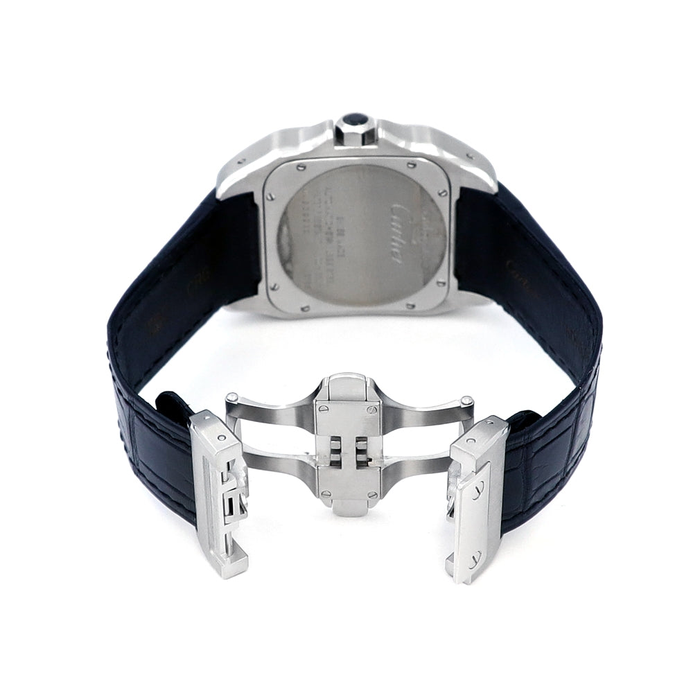 Large Cartier Stainless Steel Santos Watch W20073X8