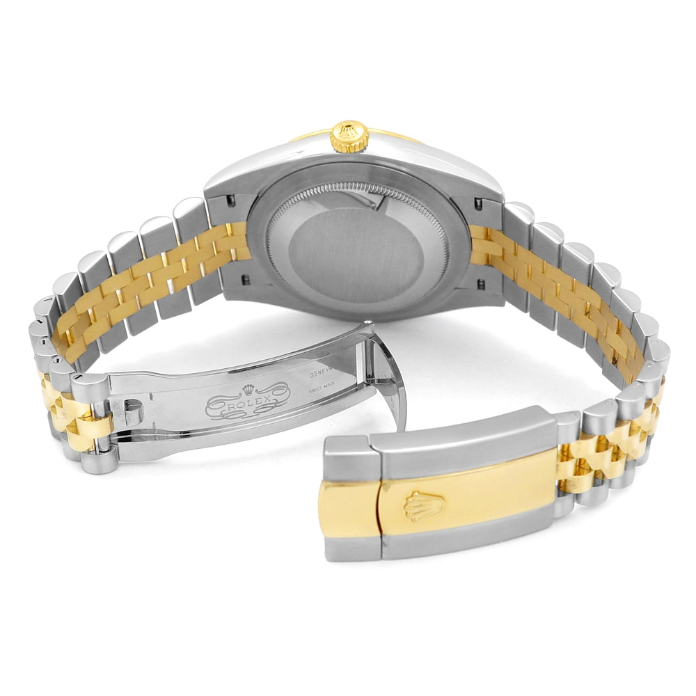 18K Yellow Gold and Stainless Steel Datejust 41 #126333
