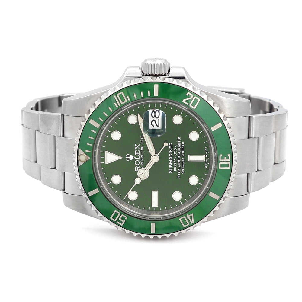 40mm Stainless Steel Submariner HULK 116610LV
