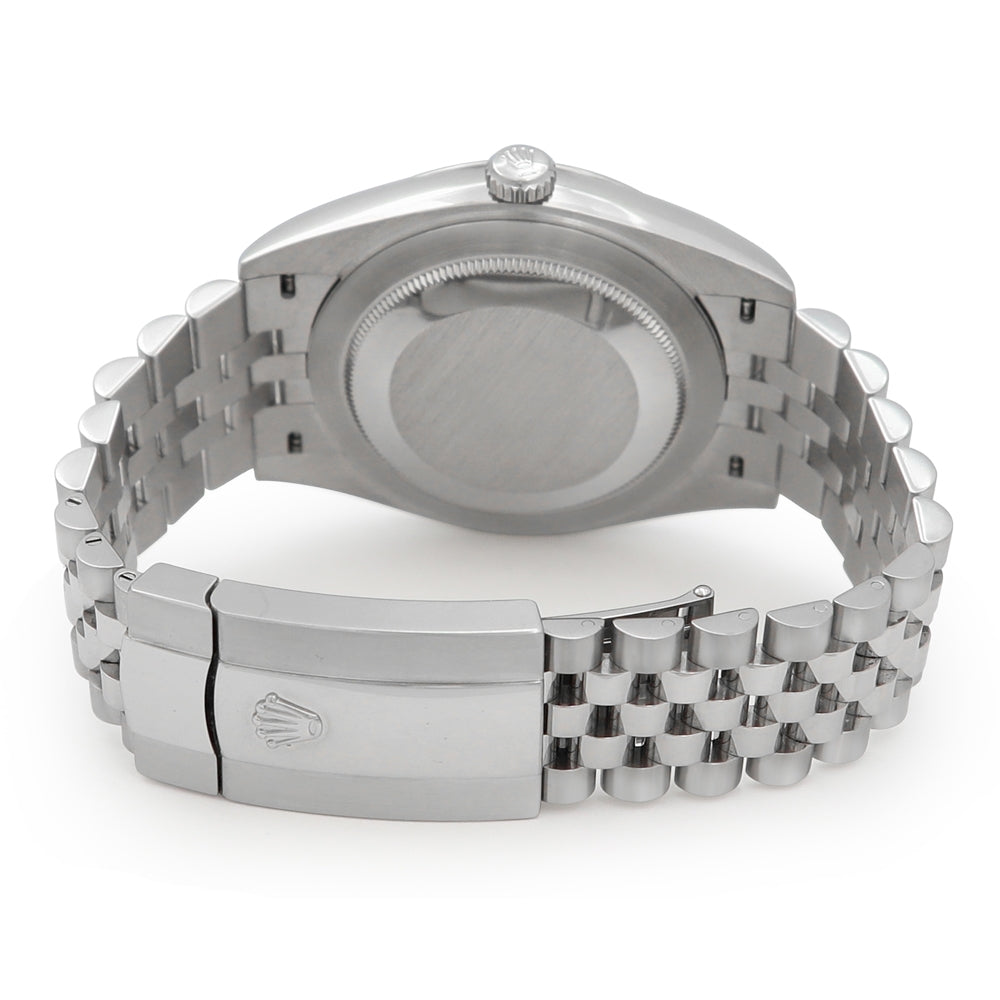 Rolex Stainless Steel Datejust 41 Wimbledon Dial 126300