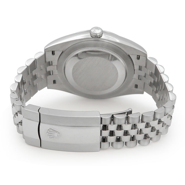 Rolex Stainless Steel Datejust 41 Wimbledon Dial 126300