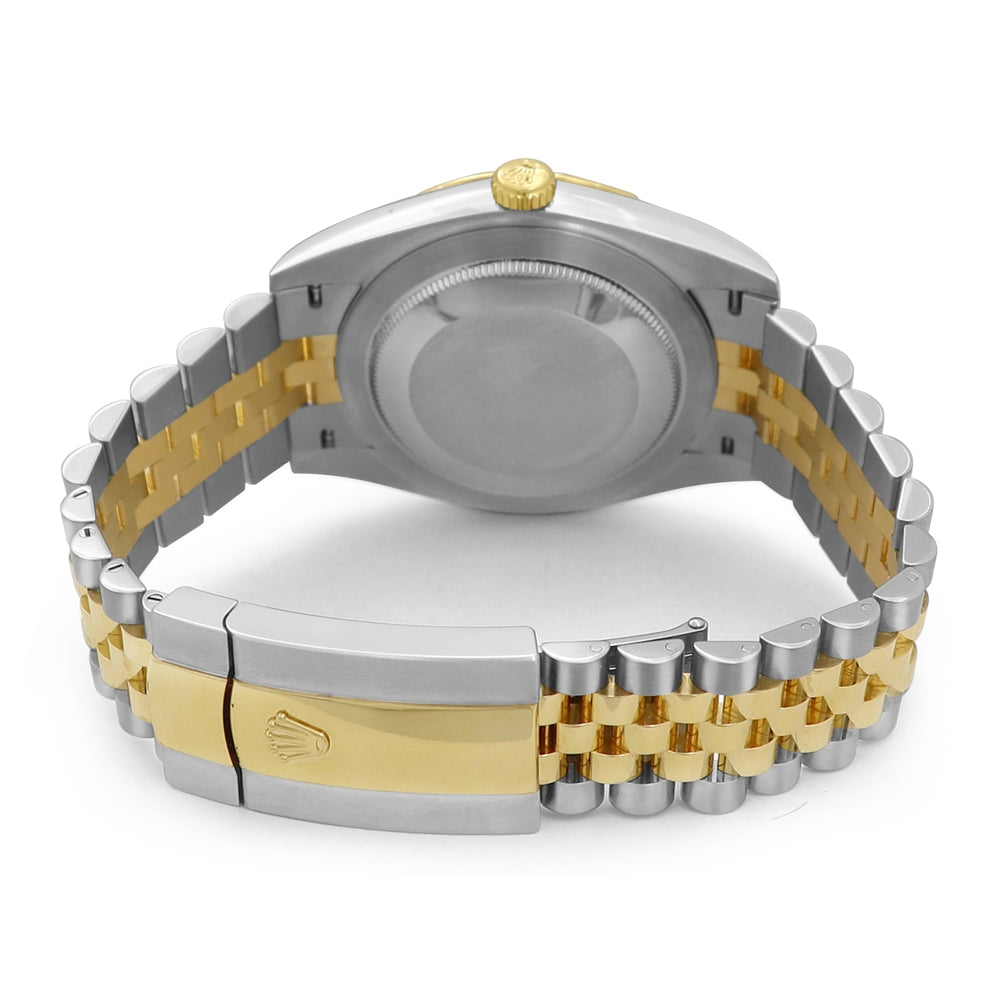 41MM 18K Yellow Gold and Stainless Steel Datejust 41 Wimbledon