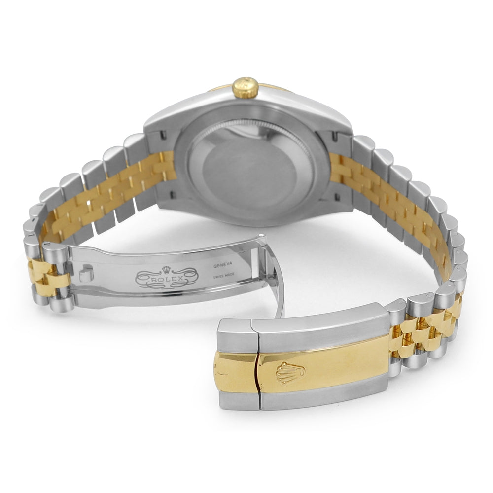 41MM 18K Yellow Gold and Stainless Steel Datejust 41 Wimbledon