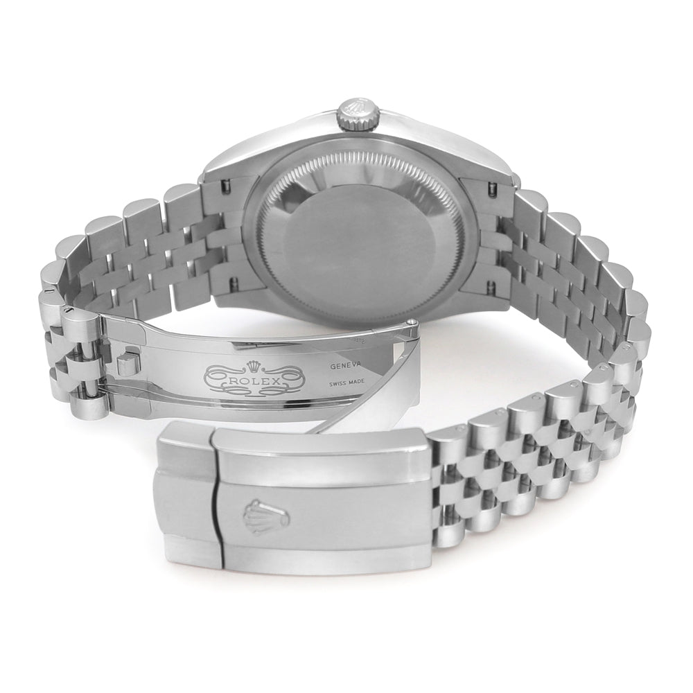 36mm Rolex Stainless Steel Datejust Watch Silver Dial 126200