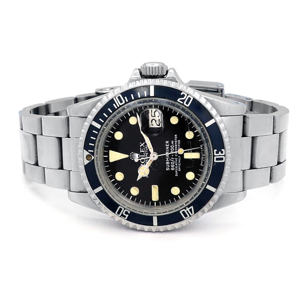 40mm Rolex Stainless Steel Submariner Date Vintage Watch