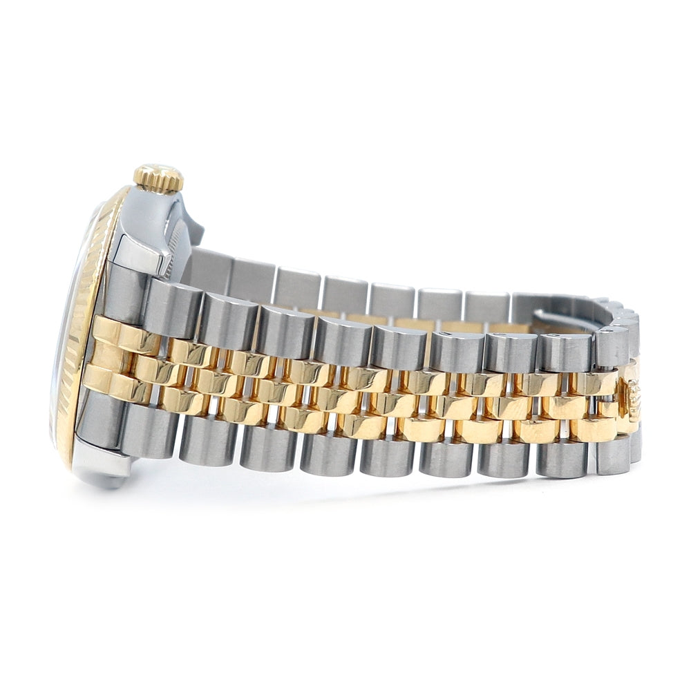 36mm Rolex 18K Yellow Gold and Stainless Steel Datejust Watch
