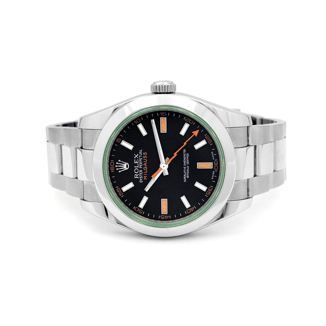 40mm Rolex Stainless Steel Milgauss Watch