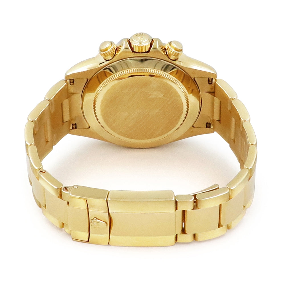 40mm Rolex 18k Yellow Gold Oyster Perpetual Daytona Cosmograph Watch