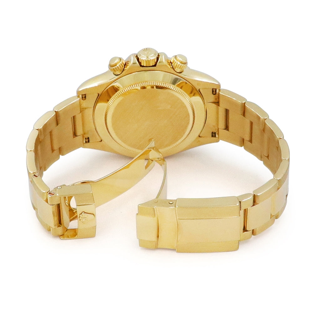 40mm Rolex 18k Yellow Gold Oyster Perpetual Daytona Cosmograph Watch
