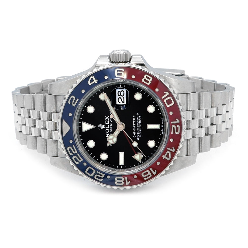 40mm Rolex Stainless Steel GMT-Master II Pepsi Watch