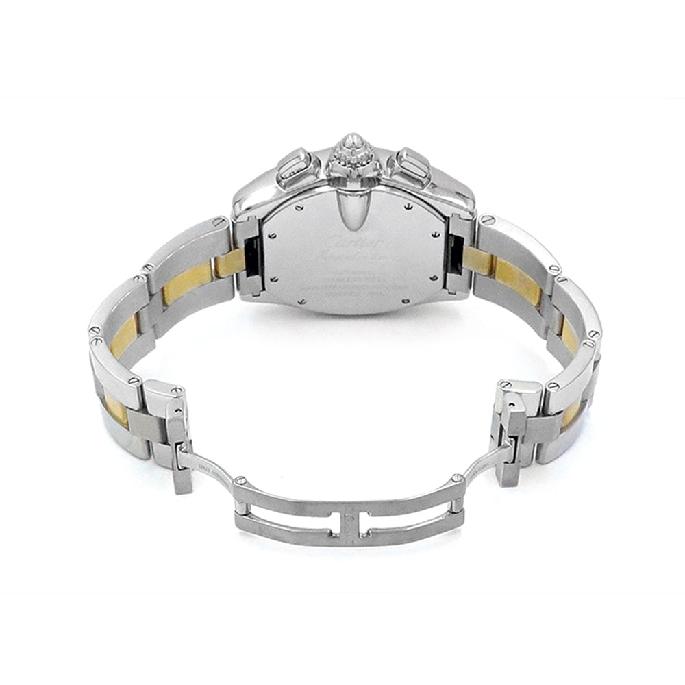 42mm Cartier 18k Yellow Gold and Stainless Steel Roadster Watch