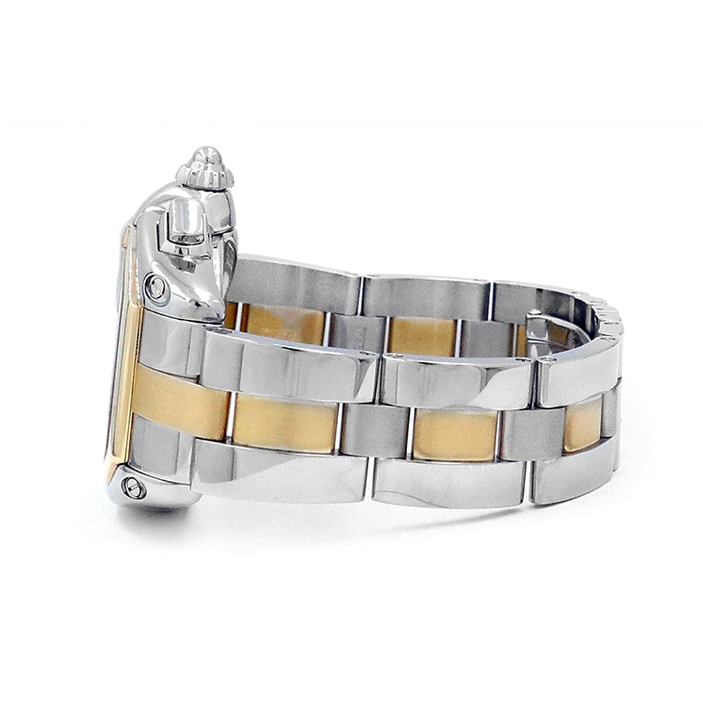 42mm Cartier 18k Yellow Gold and Stainless Steel Roadster Watch