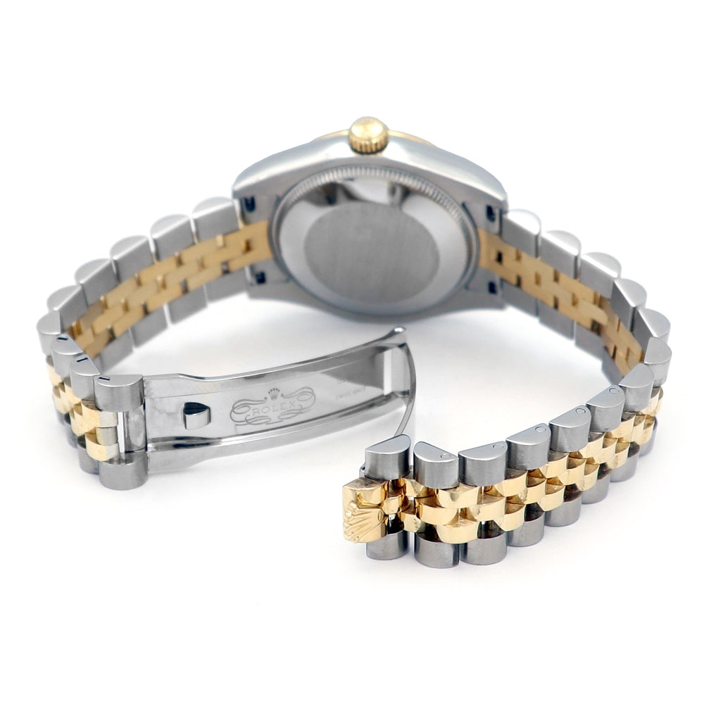 31mm Rolex 18K Yellow Gold and Stainless Steel Datejust Watch