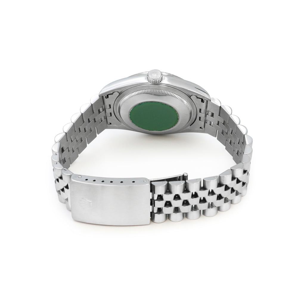 36mm Rolex Stainless Steel Datejust Watch Mother of Pearl Diamond Dial