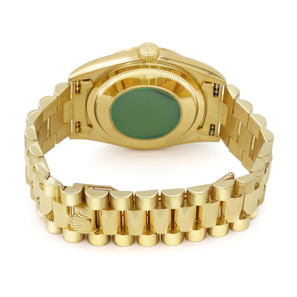 36mm Rolex 18K Yellow Gold Oyster Perpetual Day-Date Watch