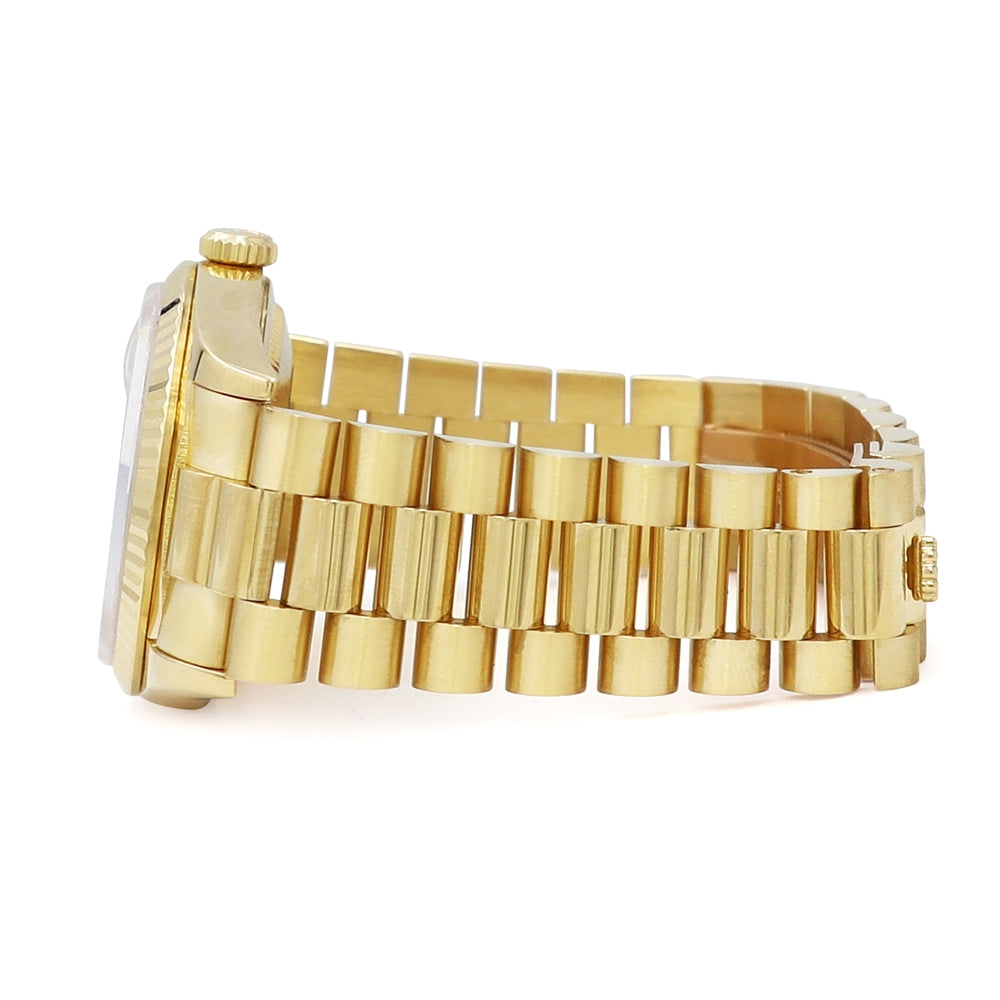 36mm Rolex 18K Yellow Gold Oyster Perpetual Day-Date Watch