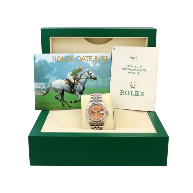 31mm Rolex Stainless Steel Datejust 68274 Watch