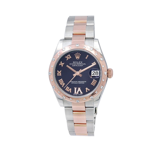 31mm Rolex Rose Gold and Stainless Steel Datejust 178341 Watch